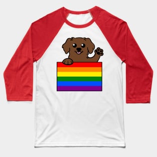 Love is Love Puppy - Brown v2 Baseball T-Shirt